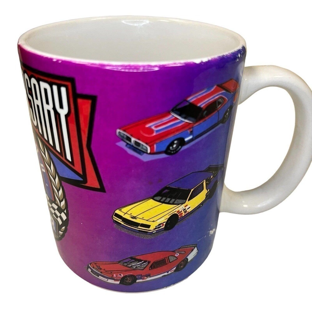 VINTAGE Nascar Mug 50th Anniversary 1948 1998 Collectors - Picture 3 of 9